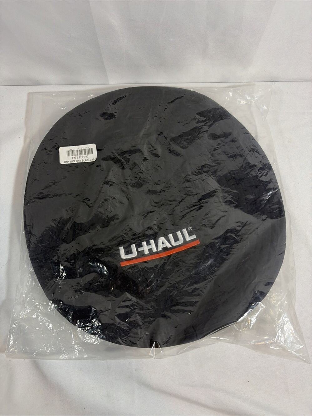 U-Haul Boonie Hat Sportex Safety Sun Bucket Wide Brim S/M Black Embroidered Logo